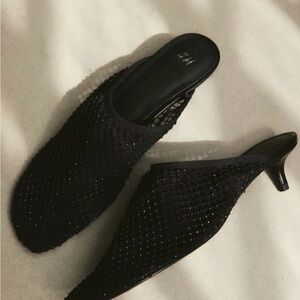 Zara Elegant Black Women's Mules size 11 new